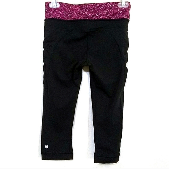 Lululemon Athletica Passion Crop 3 Leggings Tights 4 - Picture 9 of 9